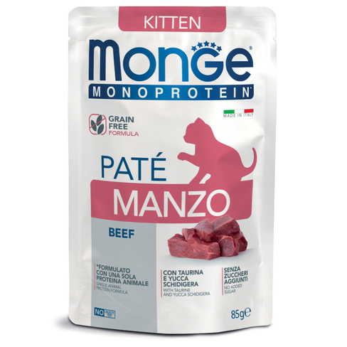 Monge Monoprotein Paté Beef Kitten