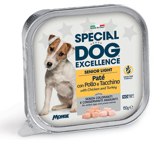 SPECIAL DOG Excellence Paté with Chicken and Turkey Senior Light
