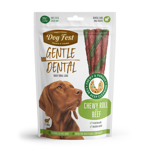 Dog Fest Chewy roll with beef