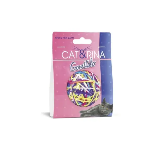 RECORD мячик разноцветный из ниток GOMITOLO