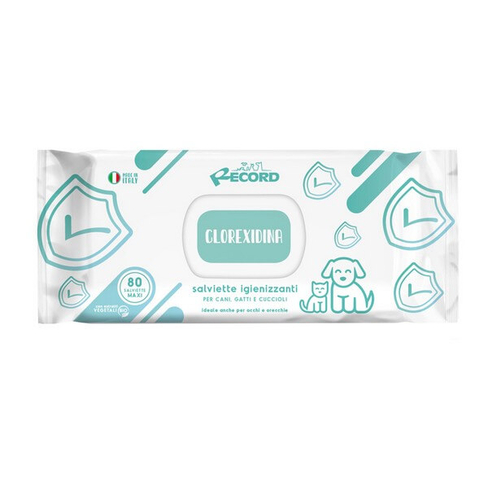 Салфетки RECORD Maxi Chlorhexiine 80pcs