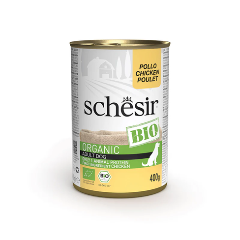 SCHESIR DOG BIO CAN CHICKEN 400gr