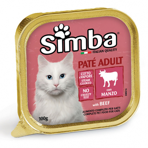 SIMBA CAT Pate with meat (beef) 100gr