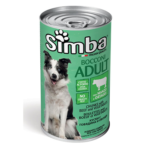 SIMBA DOG Chunks with beef and vegetables