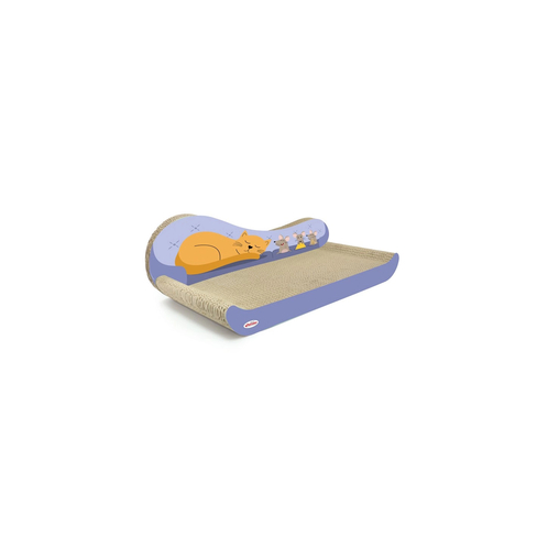 Record Sofa – ansamblu de zgâriat din carton tip canapea pentru pisici