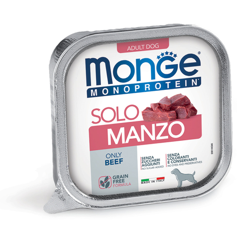 MONGE Dog Solo Pate Beef