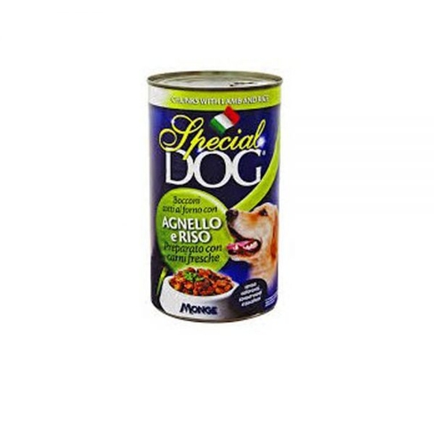 SPECIAL DOG Can Chunks with lamb and rice 1275gr