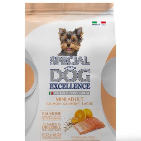 SPECIAL DOG DRY EXC. MINI ADULT SALMON