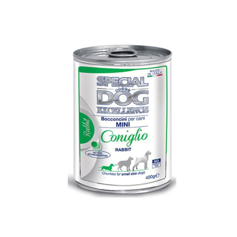 SPECIAL DOG EXC. CHUNKIES MINI ADULT RABBIT 400gr