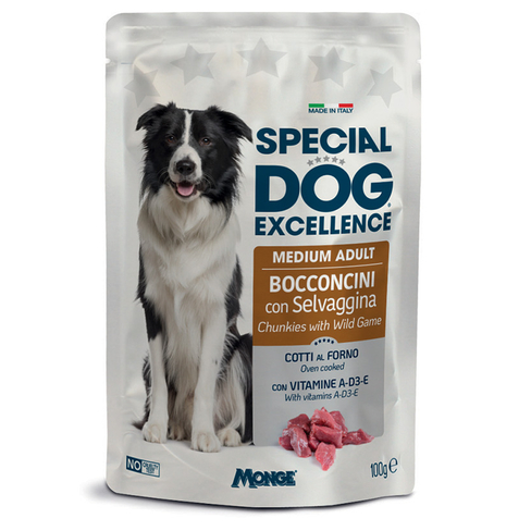 SPECIAL DOG Excellence Medium Adult Chunkies with Wild Game