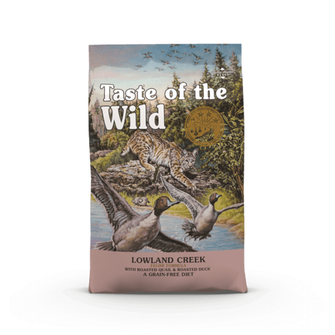 TASTE OF THE WILD  CAT LOWLAND CREEK FELIN QUAIL & DUCK