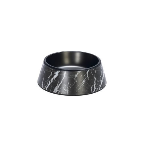 Designed by Lotte Meis Black – миска для собак из меламина с чашей из нержавеющей стали
