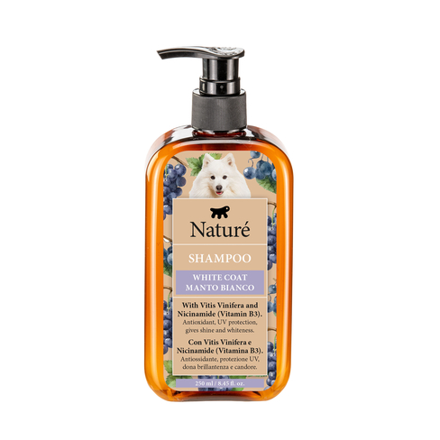Sampon pentru caine NATURE WHITE COAT