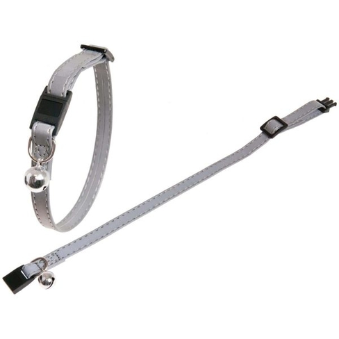 Oшейник CAT COLLAR REFLECT. 30cm10mm Silver