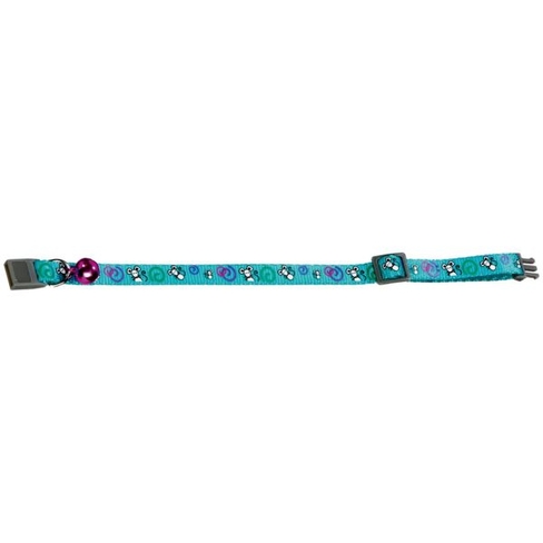 Zgardă din nylon CAT AS MICE 30cm10mm turquoise