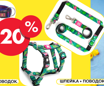 Скидка -20% на Max & Molly — стильные аксессуары для собак