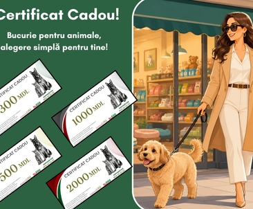 Certificatul Cadou  – Cadoul Perfect pentru Iubitorii de Animale