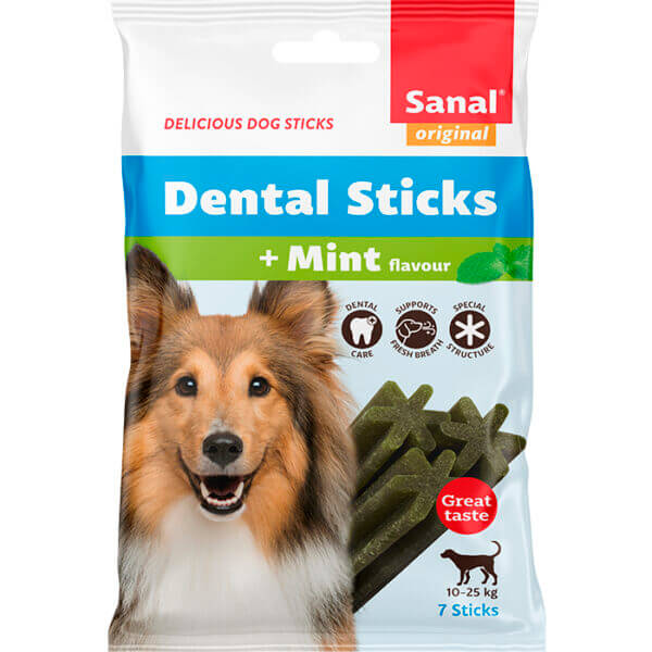 SANAL Dog Dental Sticks Small 105g 7 sticks Zoo Royal